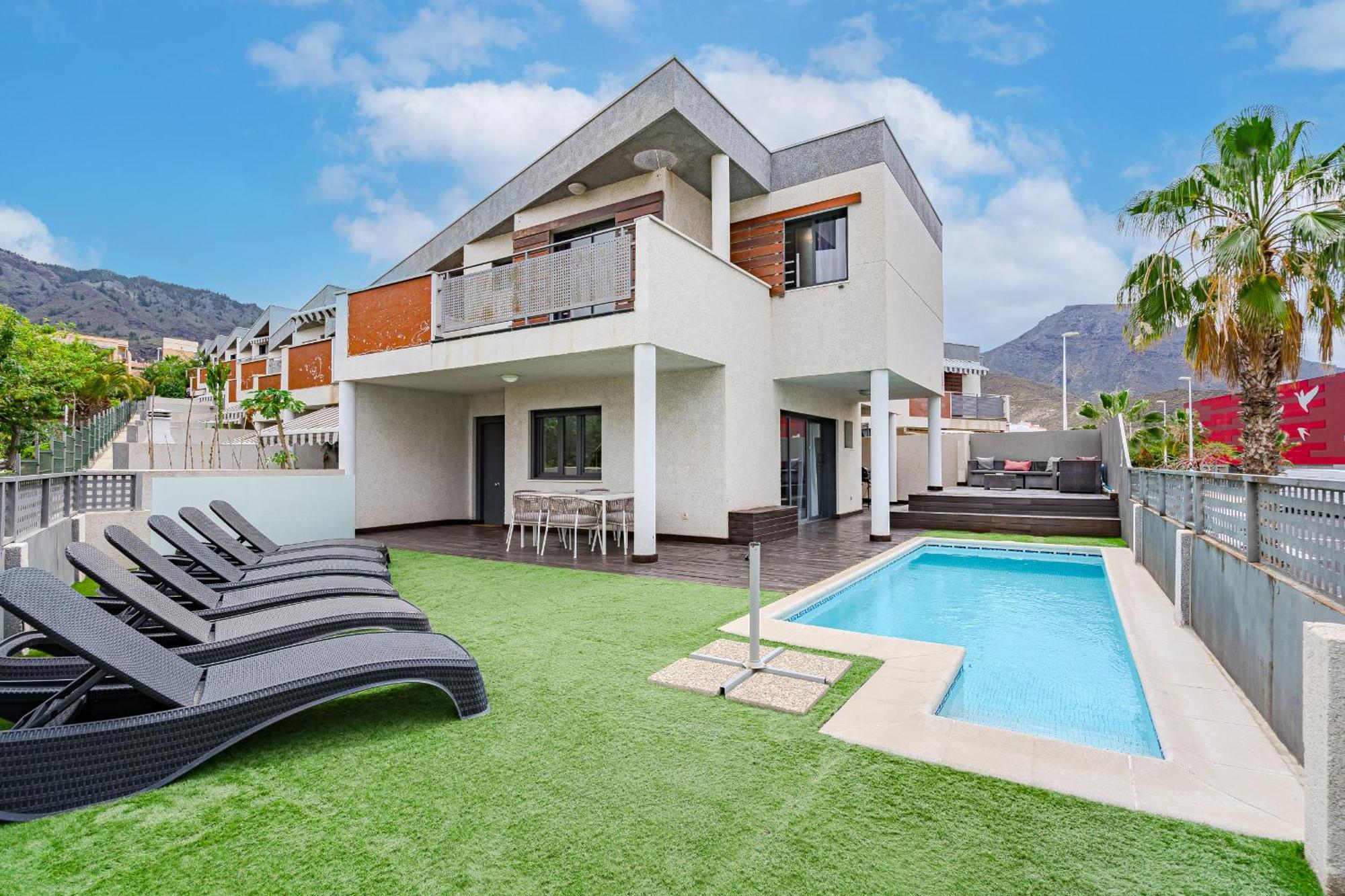 Casa Independiente Con Piscina Privada Costa Adeje  Luaran gambar
